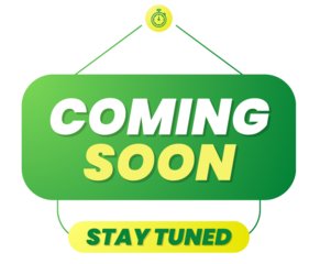 Gradient Hanging Sign Coming Soon Announcement Marketing Concept