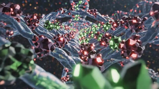 Data DNA Stream Epigenetic Tags Tracking Shot