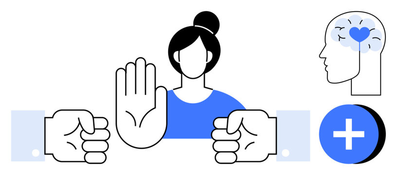 Conflict resolution. Visualizing resolving disputes with mediation, open communication, and mental health focus. Conflict resolution for workplace, relationships, therapy, education, and stress