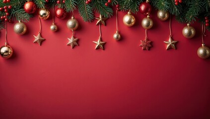 Merry Christmas and happy New Year background