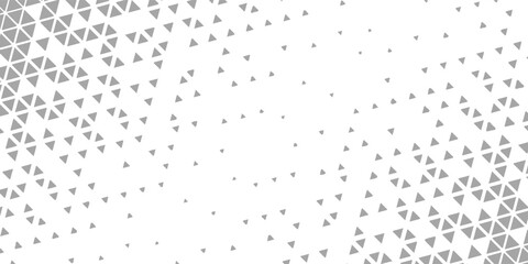 Halftone triangles pattern. abstract triangle background. tringular vector. Abstract geometric gradient background.