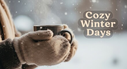 Cozy Winter Morning With Warm Drink
