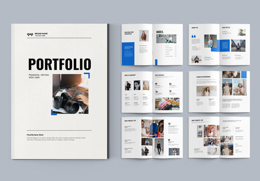 Minimalist Photography Studio Portfolio Template