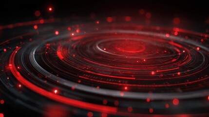 Digital Data Flow: An abstract display of interconnected data points, spiraling outwards in a futuristic representation of digital information and technological advancement.