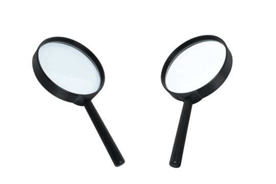 Magnifying Glass for Science and Study on transparent background png - Powered by Adobe