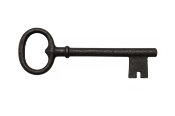 Old vintage skeleton key opening security, mystery, access, solution, success, secret, and opportunity concepts