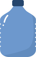 blue plastic bottles. perfect for sticker, banner, educational purpose