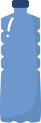 blue plastic bottles. perfect for sticker, banner, educational purpose