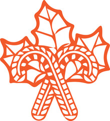 Vibrant abstract design with candy like elements and bold colors