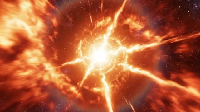 Fiery red and orange gaseous energy streams collapsing inward forming a rapidly accelerating dimensional wormhole or spacetime spiral portal effect dark, fast, background