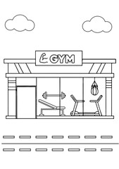 Building colouring creative