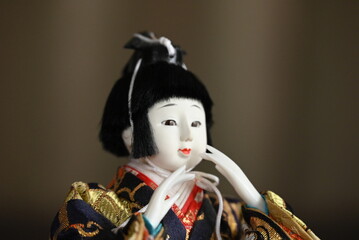 ひな人形のアップ