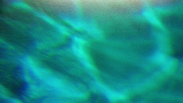 Wave-like gradation of light reflected on the wall