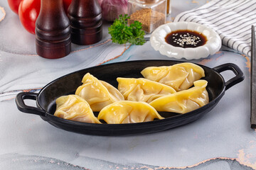 Japanese cuisine stuffed dumplings Gyoza