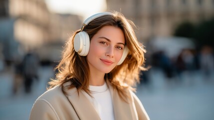 An adaptive noise-cancelling headset that tunes its filters based on surrounding sound patterns, switching between office chatter reduction and street safety awareness — intelligent audio tech,