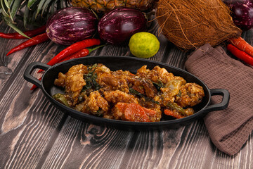 Prawn with vegetables and oyster sauce