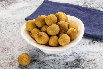 Sweet juicy tropical fruit longan