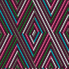   Pattern, ornament,  tracery, mosaic ethnic, folk, national, geometric  for fabric, interior, ceramic, furniture in the Latin American style.