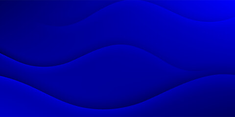 Fototapeta premium Smooth blue abstract vector background with soft gradient curves. absract blue wave background. eps 10