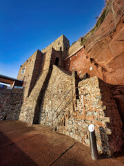 Coastal path at Sidmouth, Devon, England