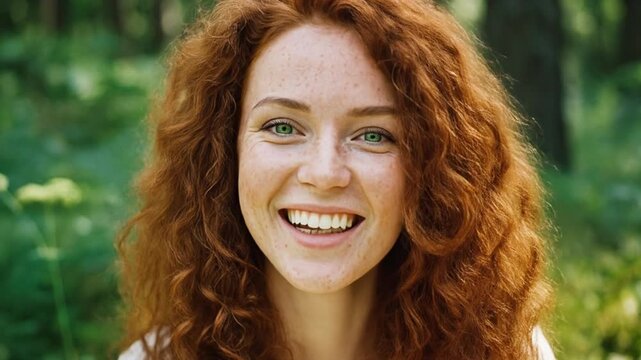 Donna dai capelli rossi