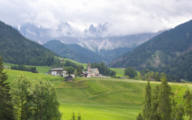 Santa Magdalena in Val di Funes in South Tyrol.