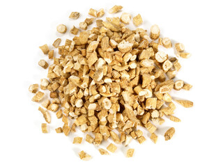 Food and Health - Ginseng Root on white Background