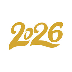 Golden 2026 New Year Celebration Design.