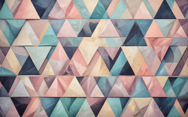 Geometric Pattern of Triangles