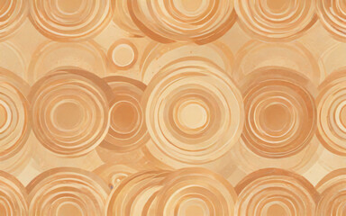 Abstract Orange Circles