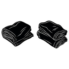 Cozy blanket silhouette