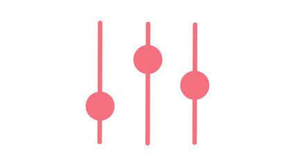 Audio Mixer Slider Controls – Music Editing Icon