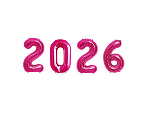 2026 New Year Vector, Balloon Number Illustration for Celebrations