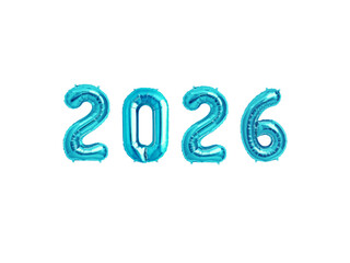 2026 New Year Vector, Balloon Number Illustration for Celebrations