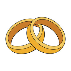 Golden wedding rings shine with timeless elegance, symbolizing everlasting love and unity. Their warm glow reflects commitment, tradition, and a bond meant to last forever.
