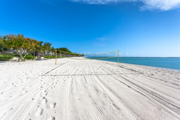 Fiset de beach-volley, plage du Morne, &icirc;le Maurice 