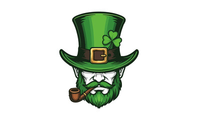 Festive Leprechaun Illustration A Symbol of Irish Tradition and Good Fortune