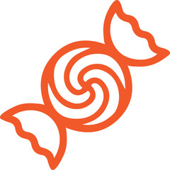 Whimsical candy collection with sweet treats and colorful elements