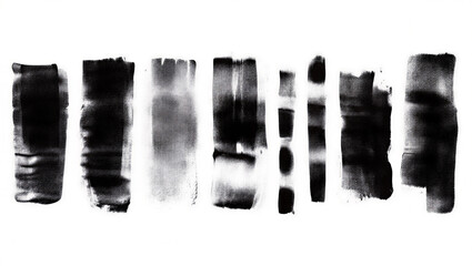 Dramatic brush strokes create an abstract monochrome background with artistic texture for edgy designs and modern art projects that need a unique touch