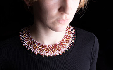 Silianka - Ukraine necklace from beads