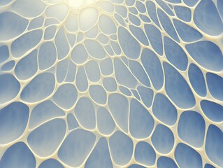 Creative Abstract Blue Bubbles and Skin Texture Fusion in Organic Pattern, Soft Surrealist Background for Modern Art, Conceptual Design, Wallpaper or Decorative Texture.