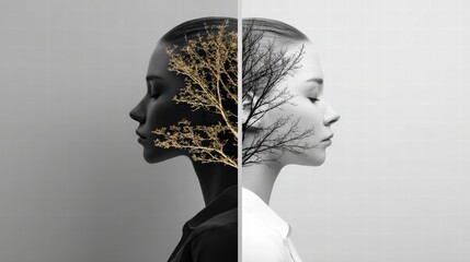 A conceptual scene reflecting how human suggestibility shapes thoughts and reactions
.