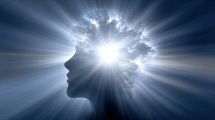 A conceptual image portraying how human minds absorb subtle external signals.