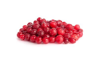 Frozen Lingonberry, Iced Cowberry, Snow Cranberry, Red Viburnum Berries, Frozen Lingonberry
