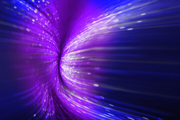 Fluid blue purple abstract soft grainy texture background with smooth wave lines for tech, design, and creativity © Background.cc