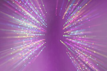 Fluid purple abstract soft grainy texture background with smooth wave lines for tech, design, and creativity