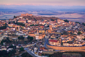 Naklejka premium In the historic center of Chinchilla de Montearagón
