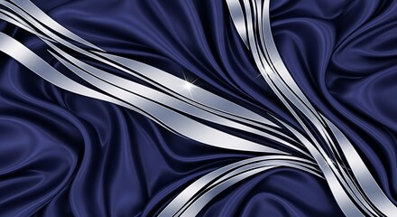 Luxury fabric texture with metal lines, elegant and sophisticated look