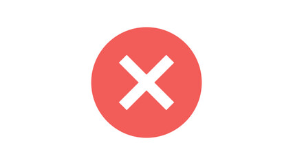 Cancel Icon – Close X Button Vector