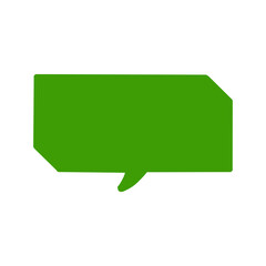 Rounded Trapezoid Speech Bubble / 角丸台形型の吹き出しデザイン	